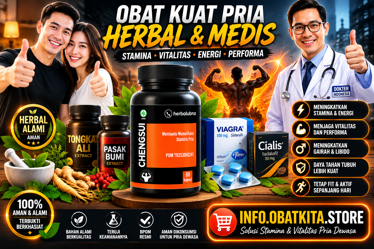 Temukan 5 Obat Kuat Pria Tahan 2 Jam yang Terbukti Efektif dan Aman Digunakan